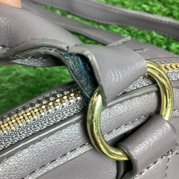 Juicy Couture Gray Faux Sherpa Teddy Handbag - Picture 8 of 15